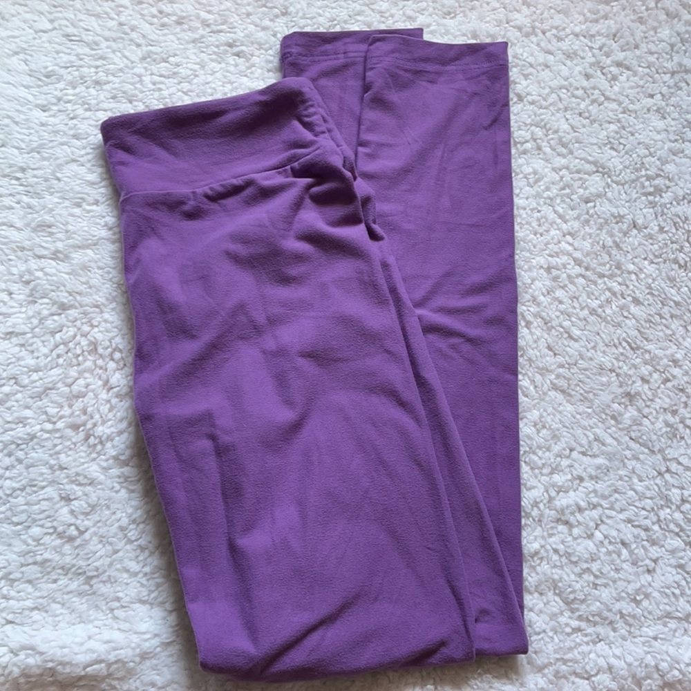 LuLaRoe Comfy Lounge Leggings Pants in Purple